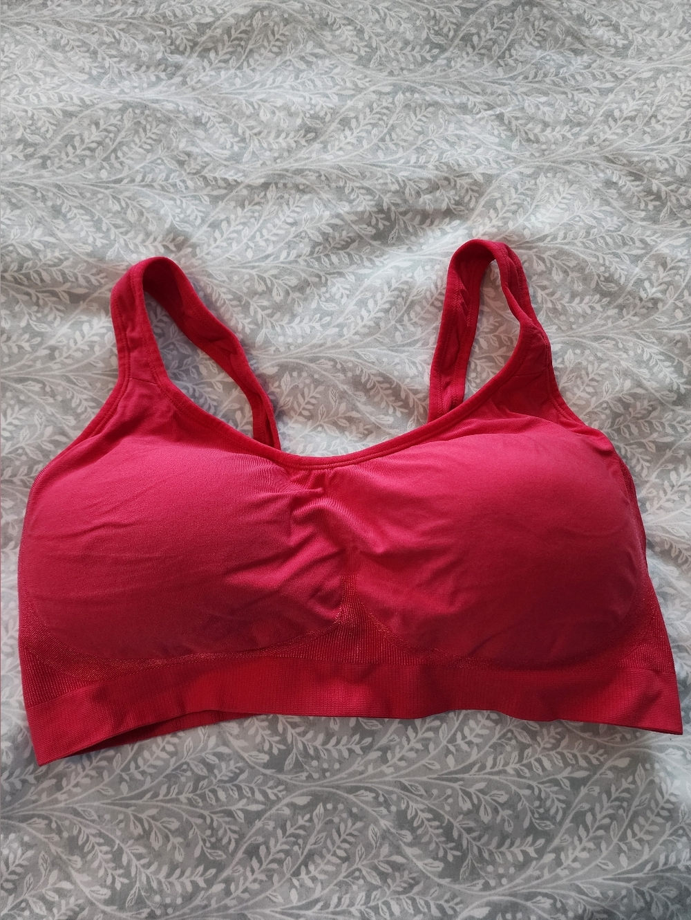 NWOT Truekind Daily Comfort Wireless Shaper Bra in Dark Pink, Size XL - Picture 2 of 6